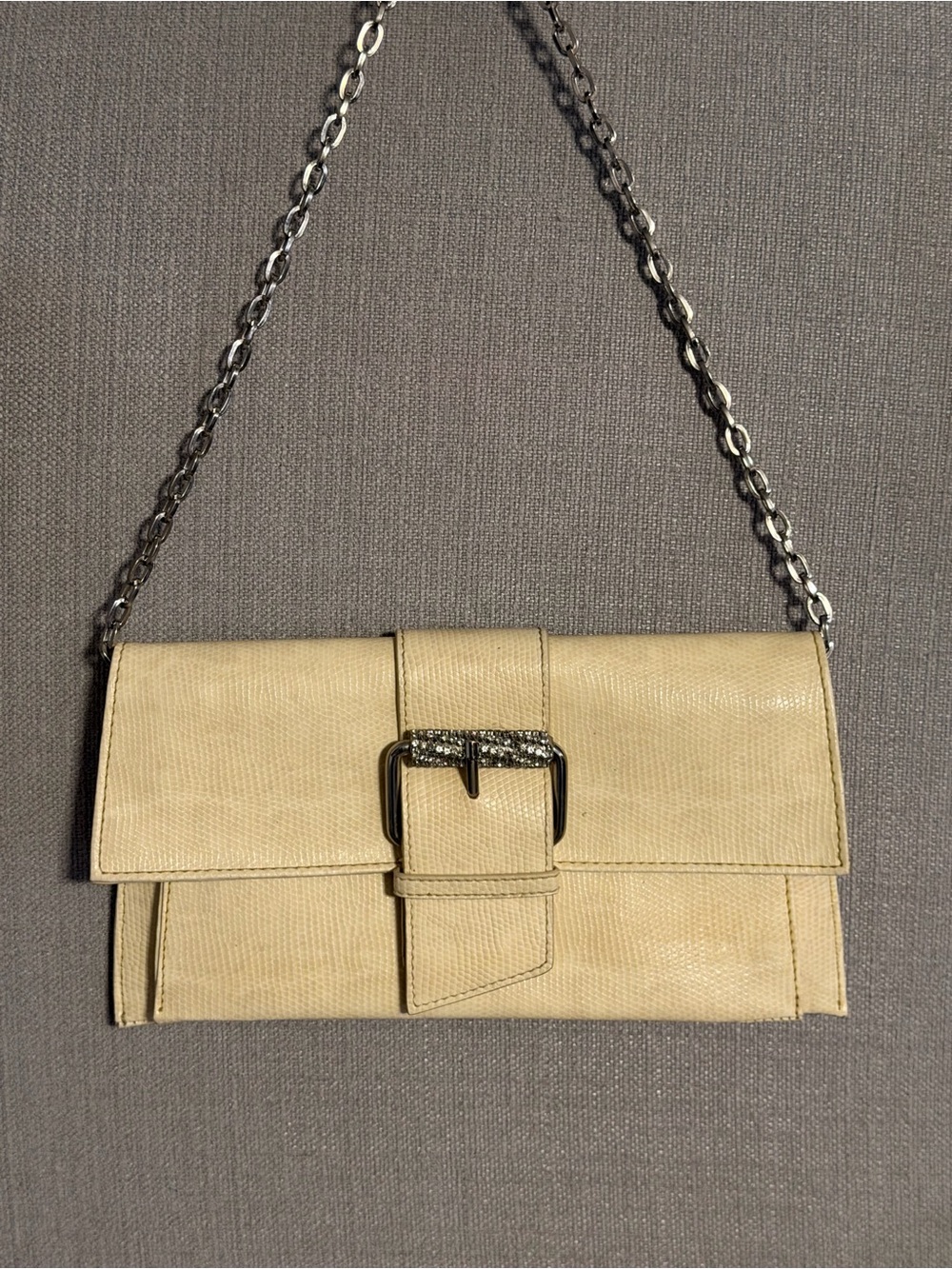 Kenneth Cole Reaction Ivory Clutch